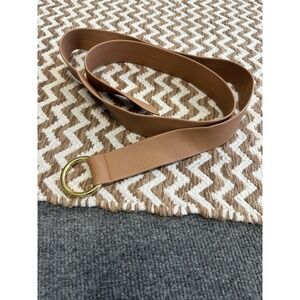 B-Low The Belt Women's One Size Mia Tan Vegan Leather Pebbled Adjustable 50"